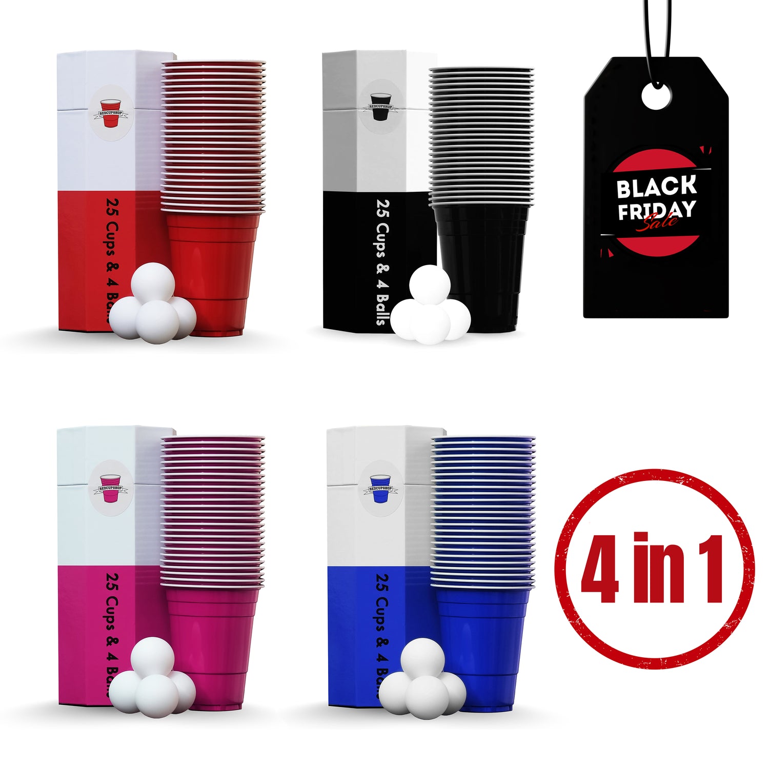 Becher Bundle (Black Friday) 4 in 1