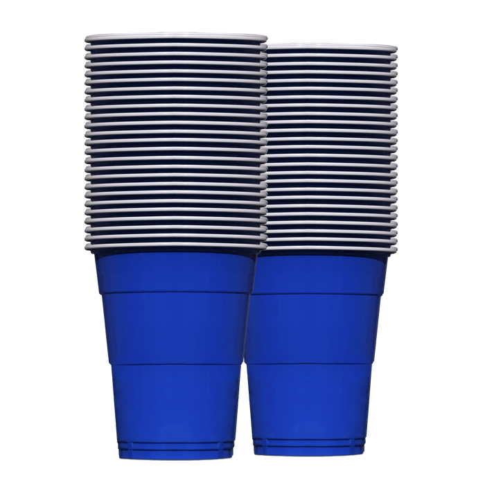 Beer Pong Becher Blau (50x)