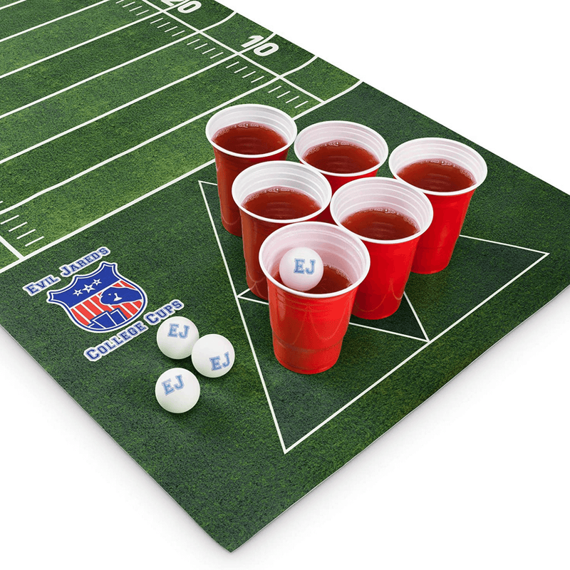 Beer Pong Matte (inkl. 60 Bechern, 4 Shot Cups & 6 Bällen)