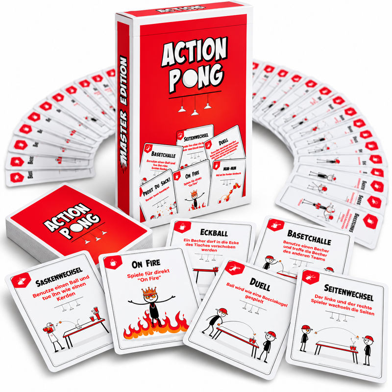 Trinkspiel 'Action Pong'