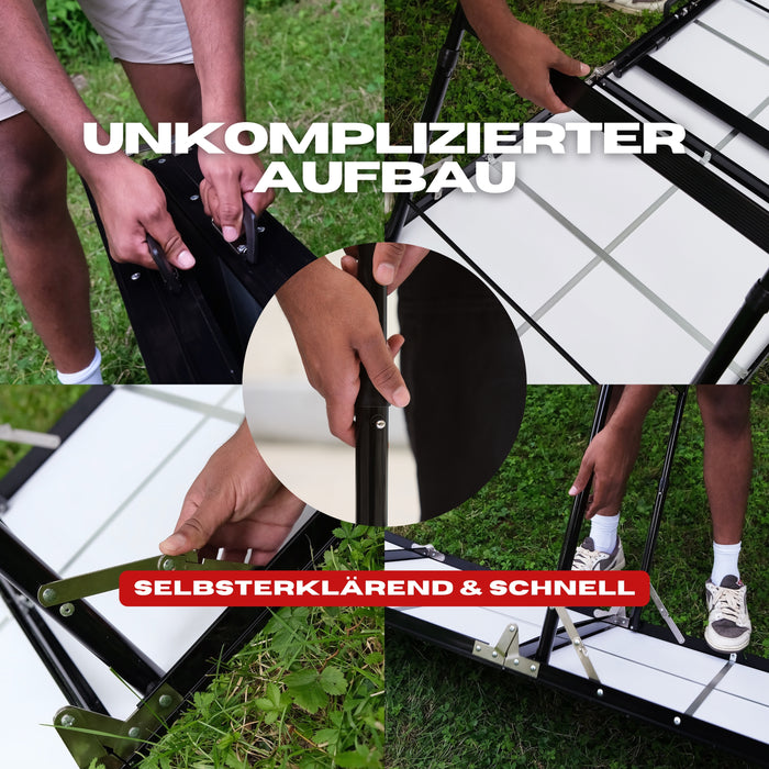 Beer Pong Tisch Set "Zum Selbst Gestalten" inkl. Becher & Bälle