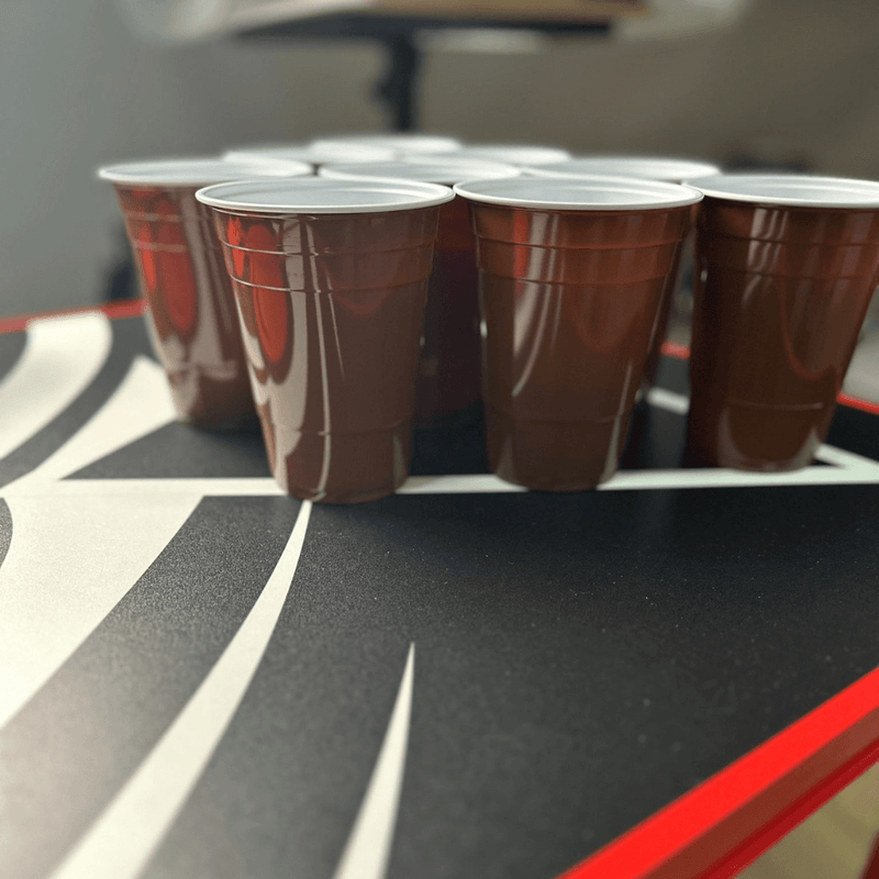 Beer Pong Becher Braun (50x)