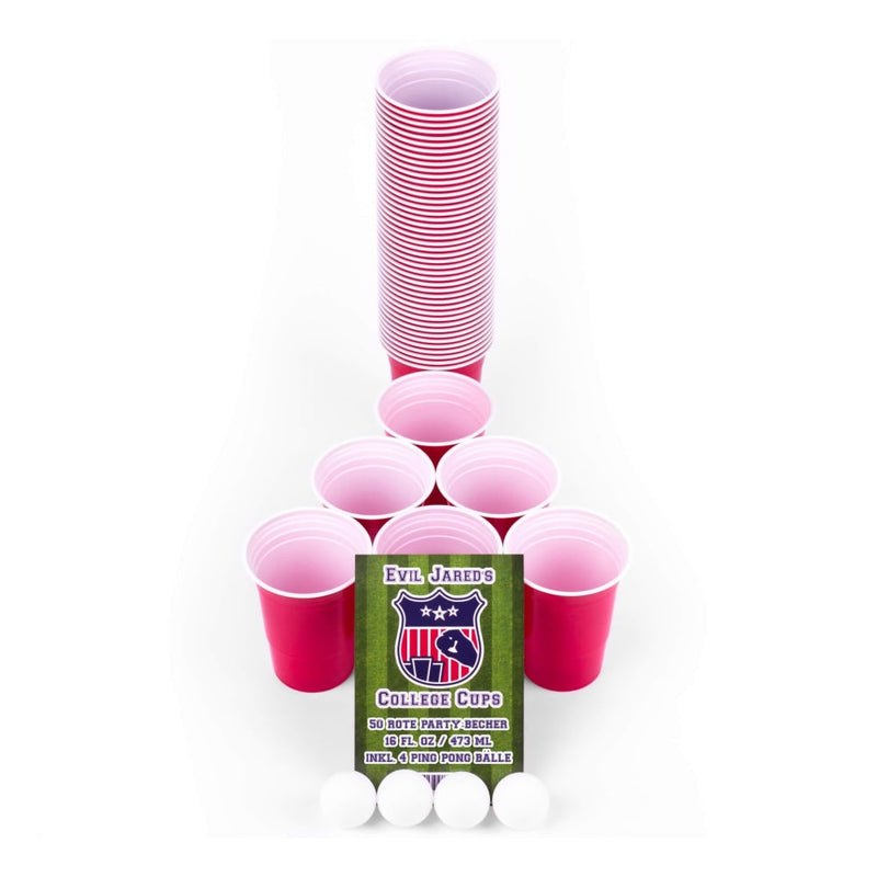 Evil Jareds Beer-Pong Cup & Ball Set
