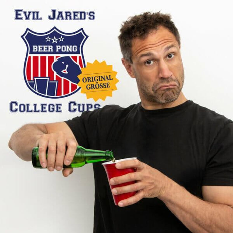 Evil Jareds Beer-Pong Cup & Ball Set