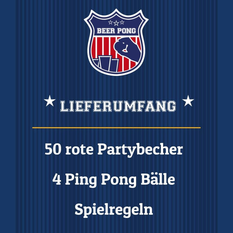 Evil Jareds Beer-Pong Cup & Ball Set