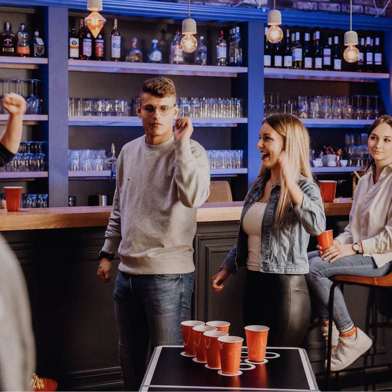 Bierpong Tisch "Classic mit Becherhalterung"