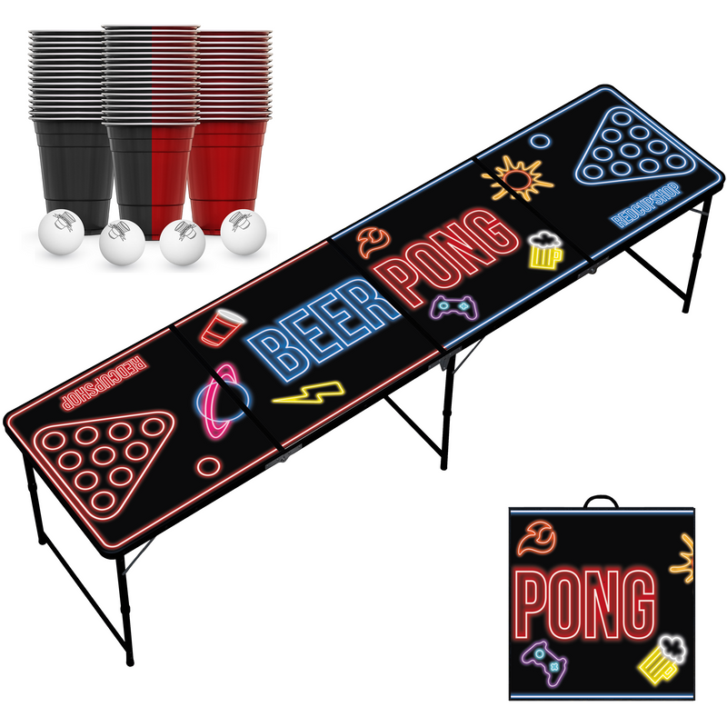 Beer Pong Table Set "RedCupShop" including Cups & Balls