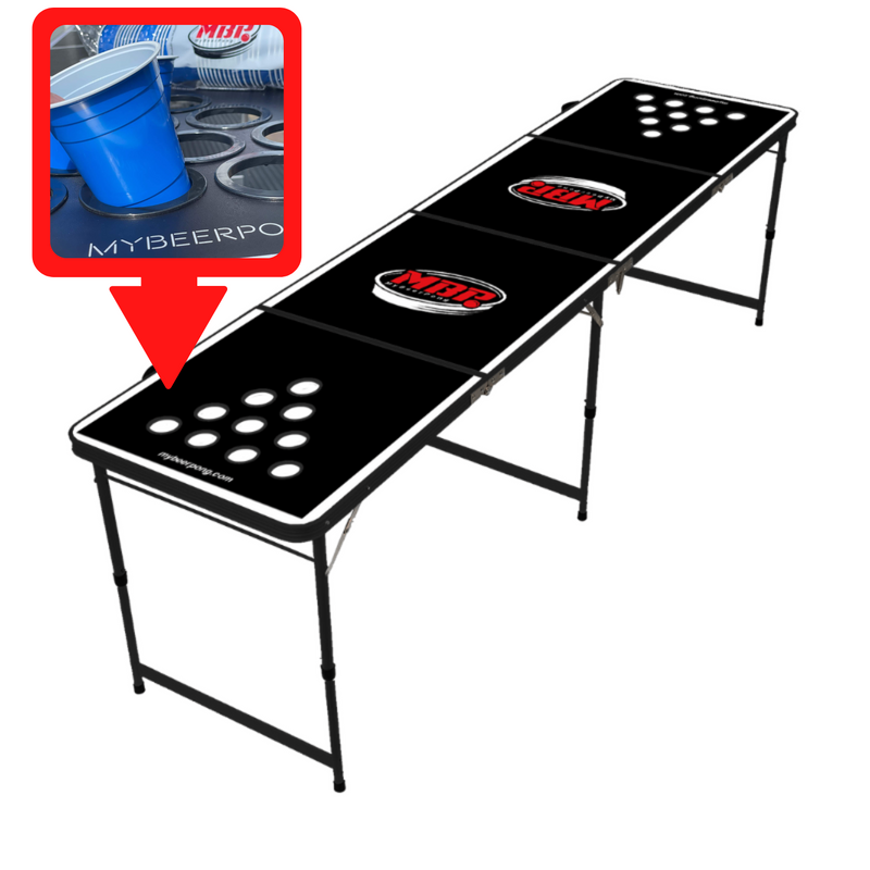 Bierpong Tisch "Classic mit Becherhalterung"