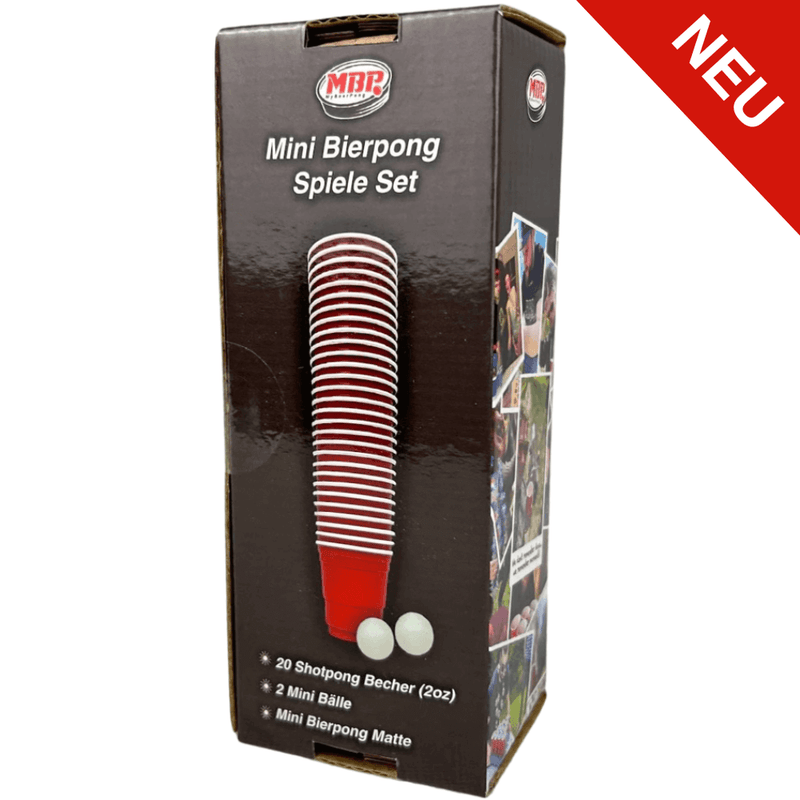Mini Bierpong Spiele Set