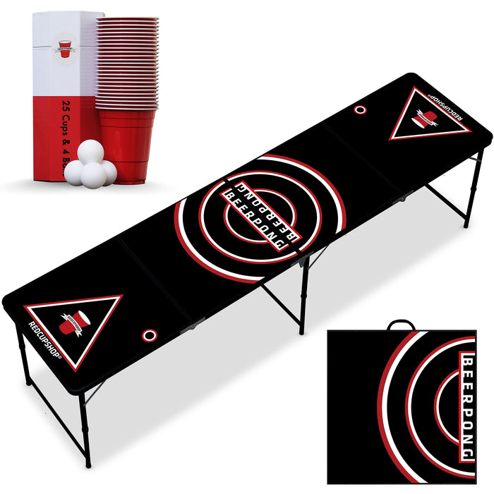 Beer Pong Table Set "RedCupShop" incl. cups &amp; balls