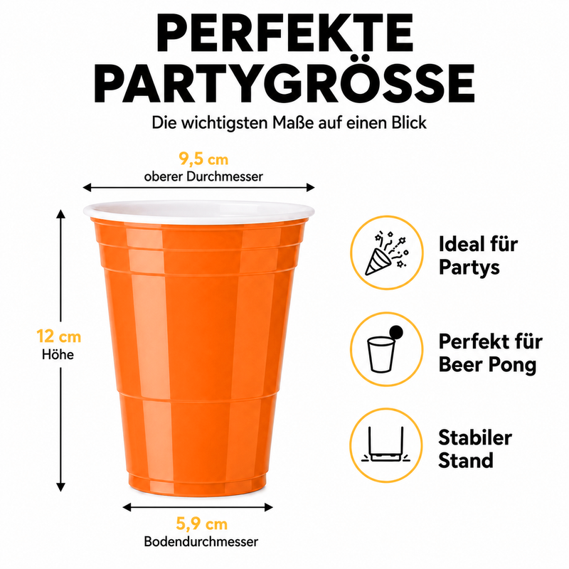 Beer Pong Becher N+F (50x)
