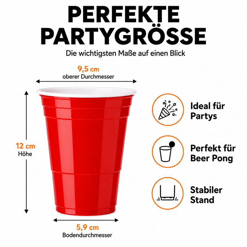 Beer Pong Becher (100x)