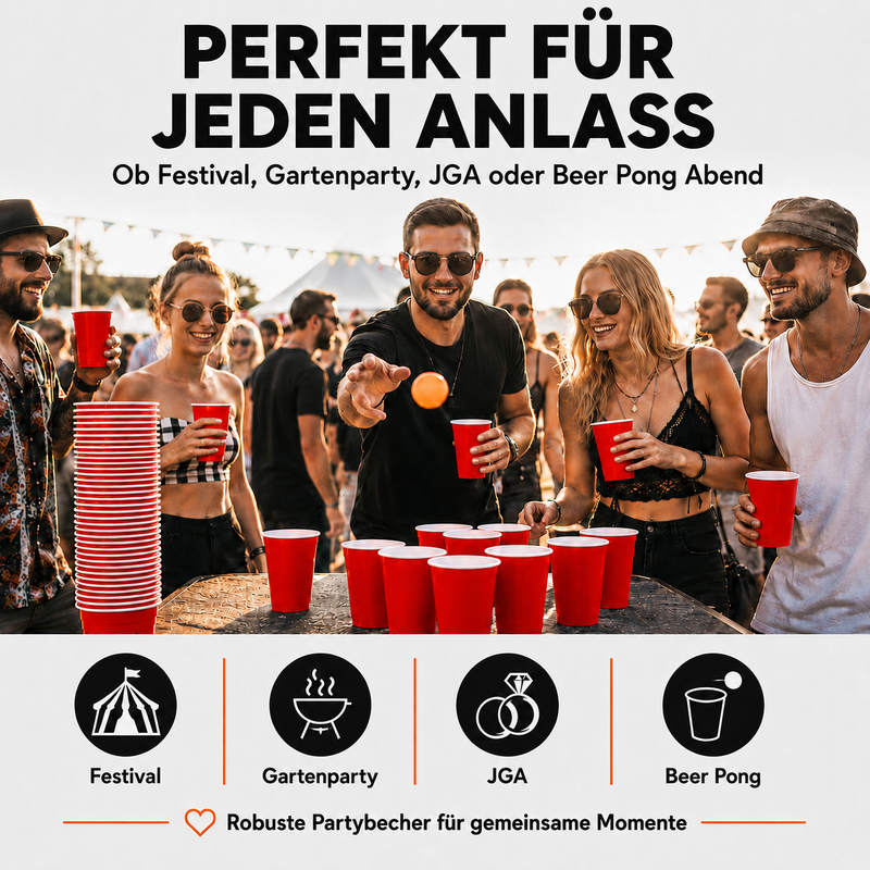 Beer Pong Becher (50x)