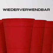 Beer Pong Becher Mehrweg Set Rot/ Blau - Ball- & Becherspiele - RedCupShop