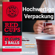 Beer Pong Becher Set Rot - BeerBaller