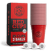 Beer Pong Becher Set Rot mit Logo - BeerBaller