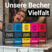 Beer Pong Becher Set Rot mit Logo - BeerBaller
