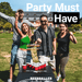 Beer Pong Tisch 'All Black' mit Löchern - BeerBaller