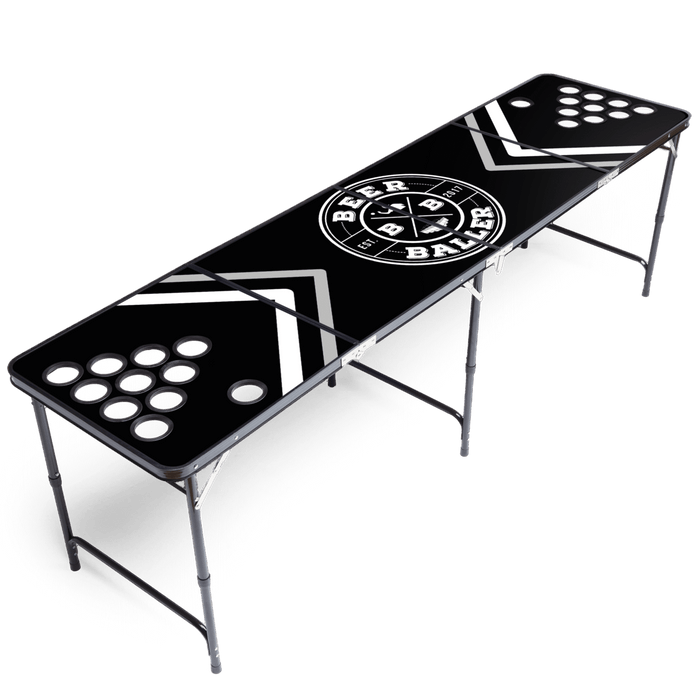 Beer Pong Tisch 'All Black' mit Löchern - BeerBaller