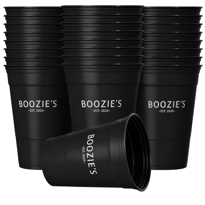 BOOZIE'S® Beer Pong Mehrwegbecher Set (22x inkl. 3 Bällen)