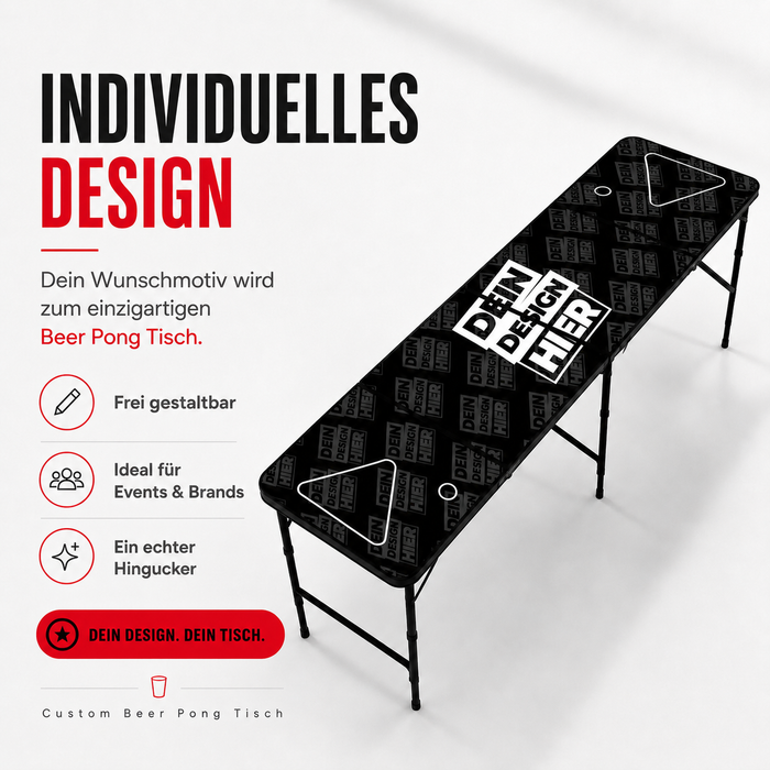 Custom Beer Pong Tisch