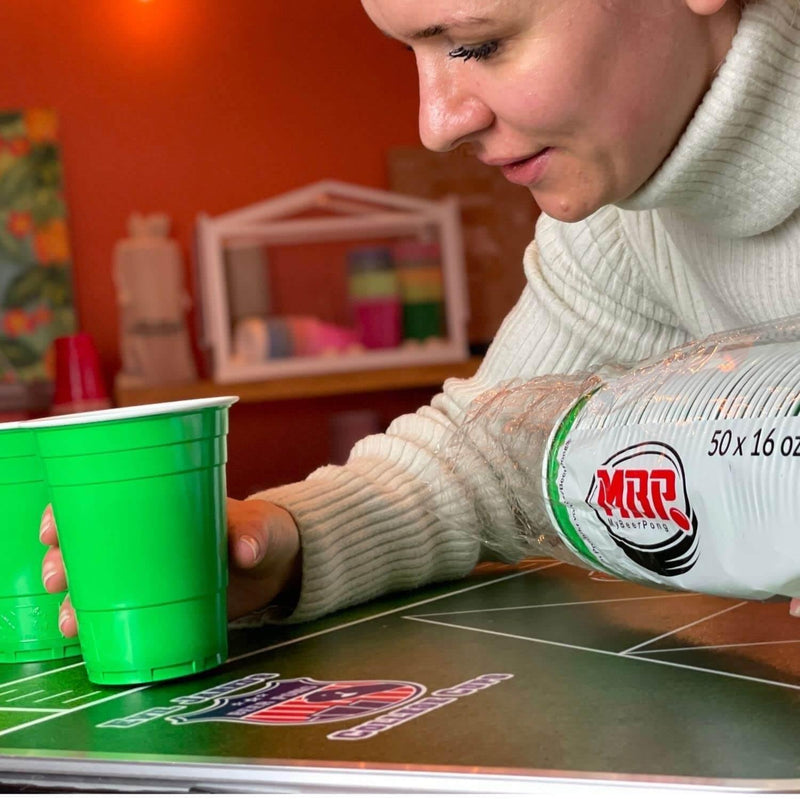 Beer Pong Becher Grün (50x)
