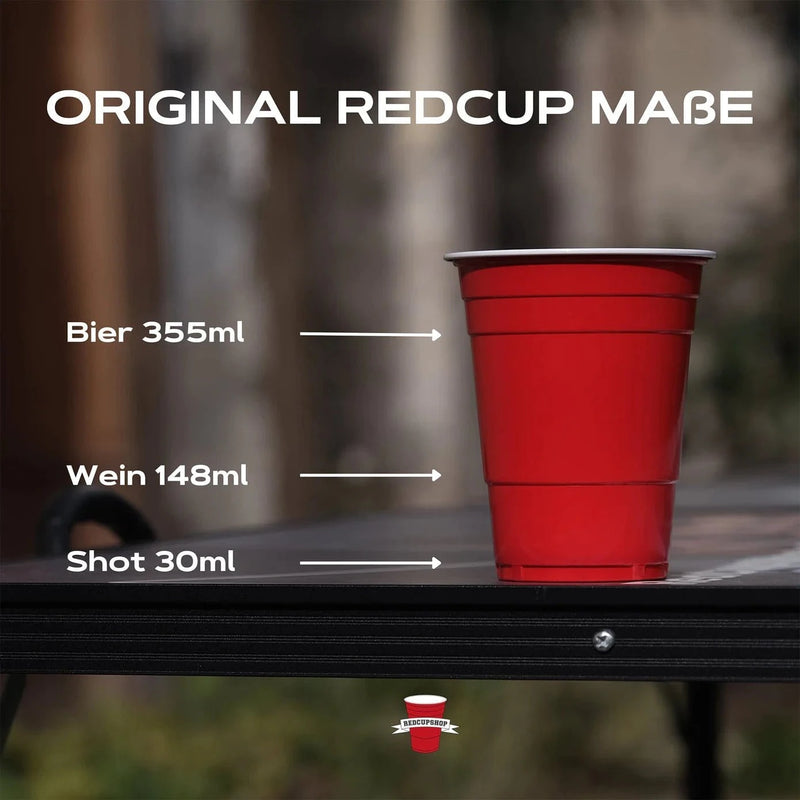 RedCupShop Beer Pong Becher Rot (50x + 4 Bälle)