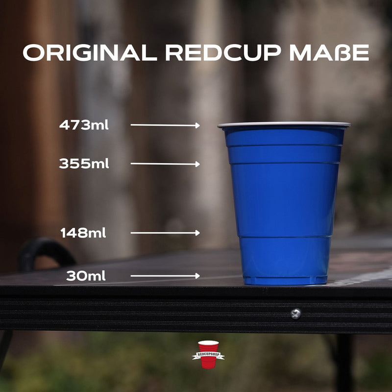 RedCupShop Beer Pong Becher Set Blau