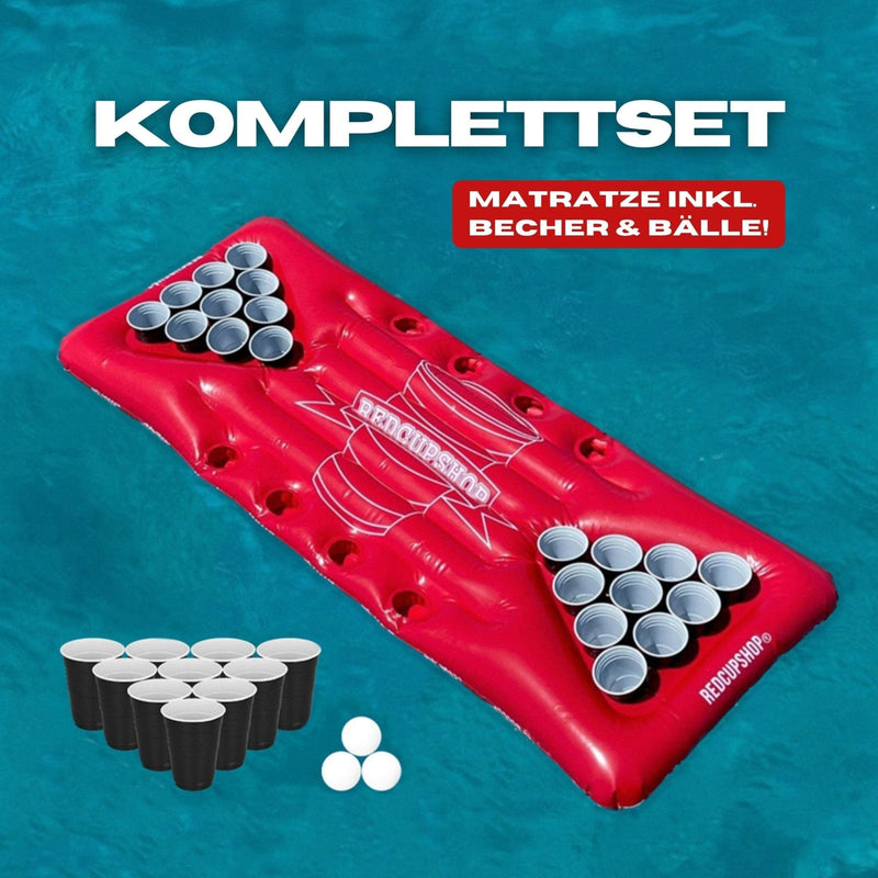 RedCupShop XXL Beer Pong Pool Luftmatratze