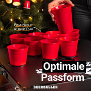 Unbreakable Cups Rot/Schwarz - BeerBaller