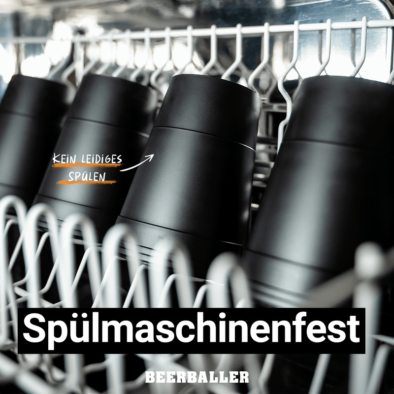 Unbreakable Cups Rot/Schwarz - BeerBaller
