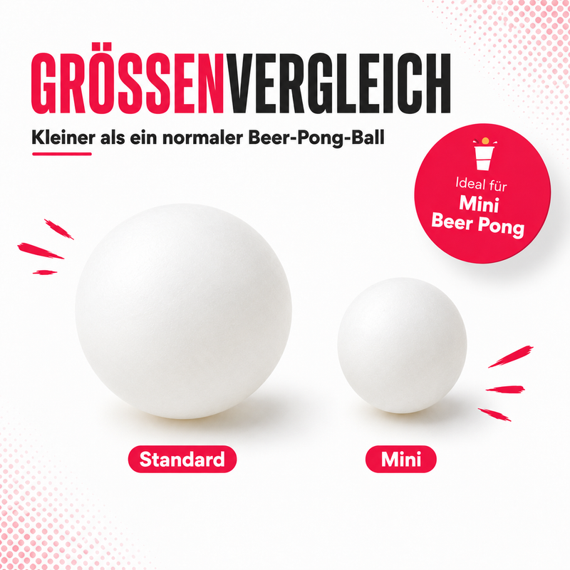 Kleine Beer Pong Bälle (20x)