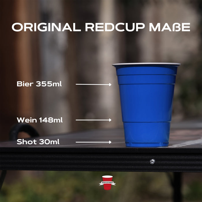 Beer Pong Becher Blau (50x) - Cups - RedCupShop