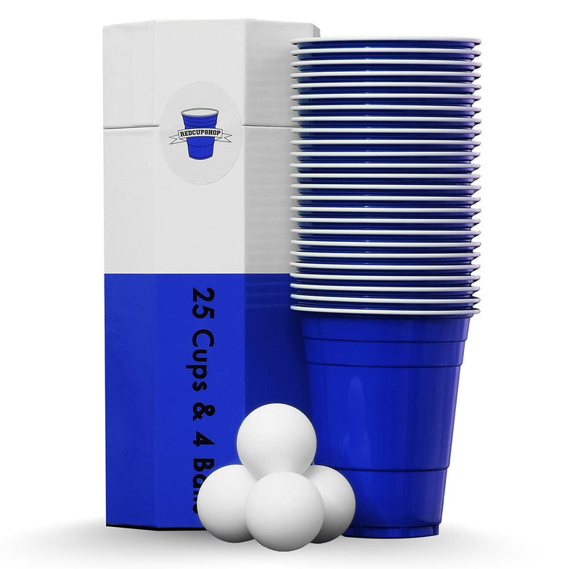 RedCupShop Beer Pong Becher Set Blau